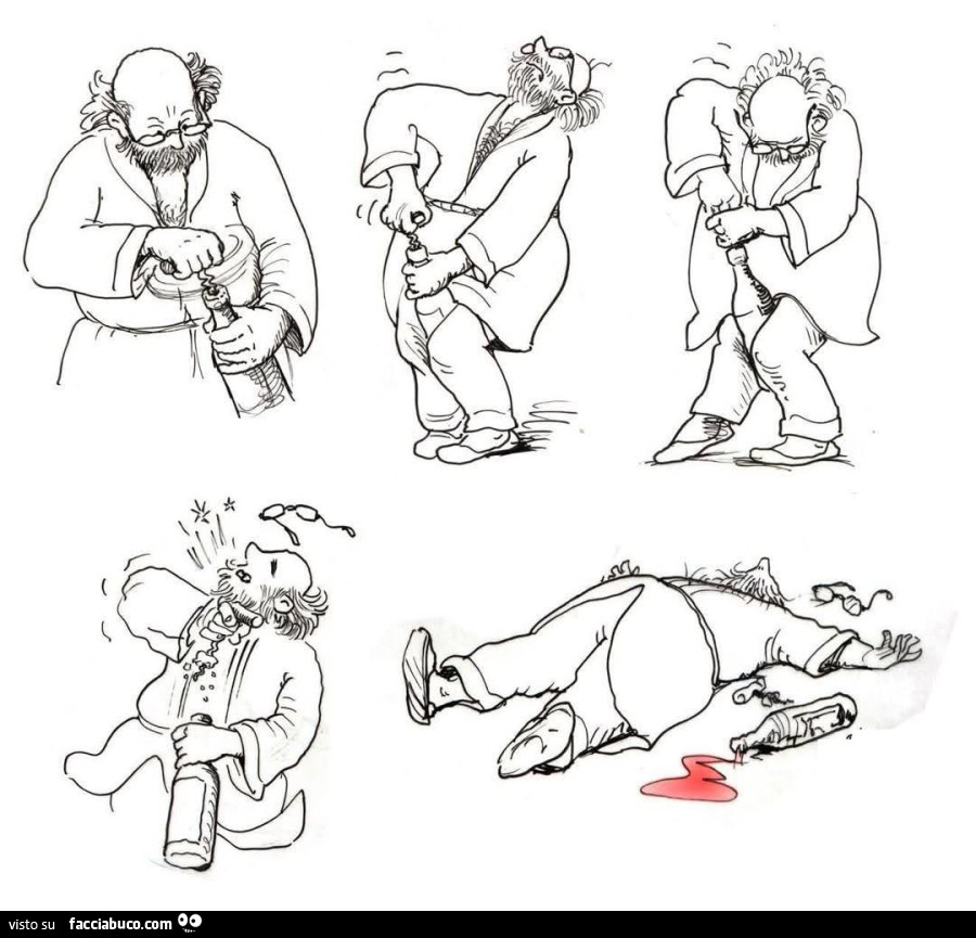 Ko stappando il vino