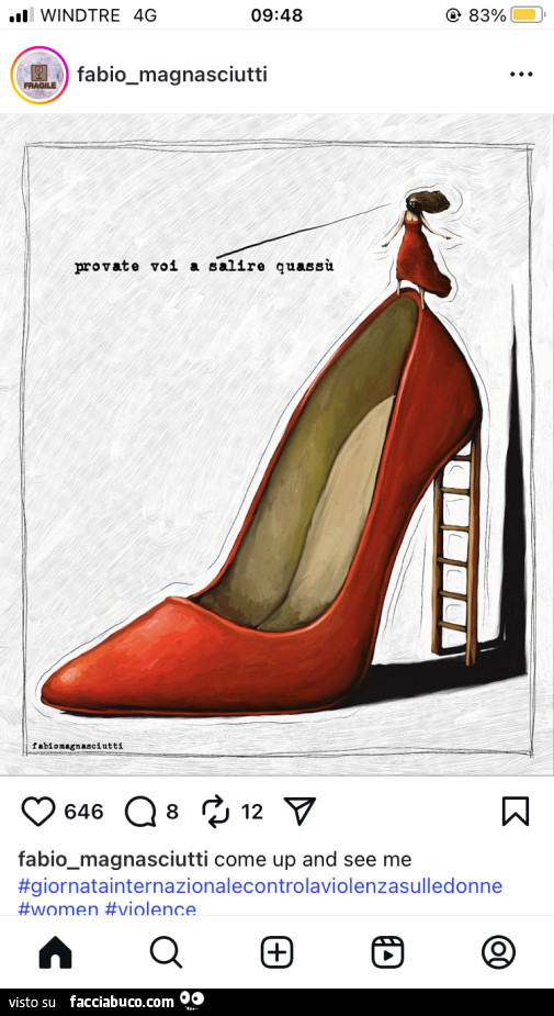 Provate voi a salire quassù