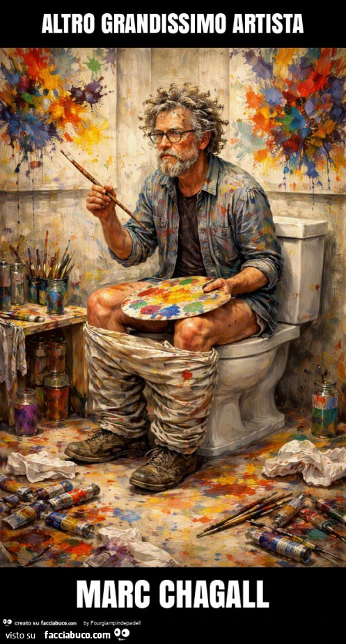 Altro grandissimo artista marc chagall