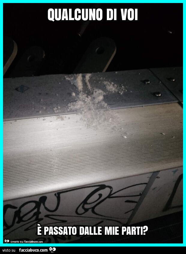 Qualcuno di voi è passato dalle mie parti?