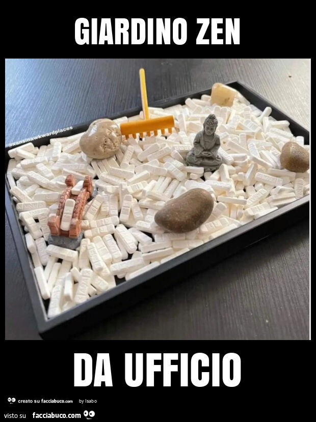 Giardino zen da ufficio