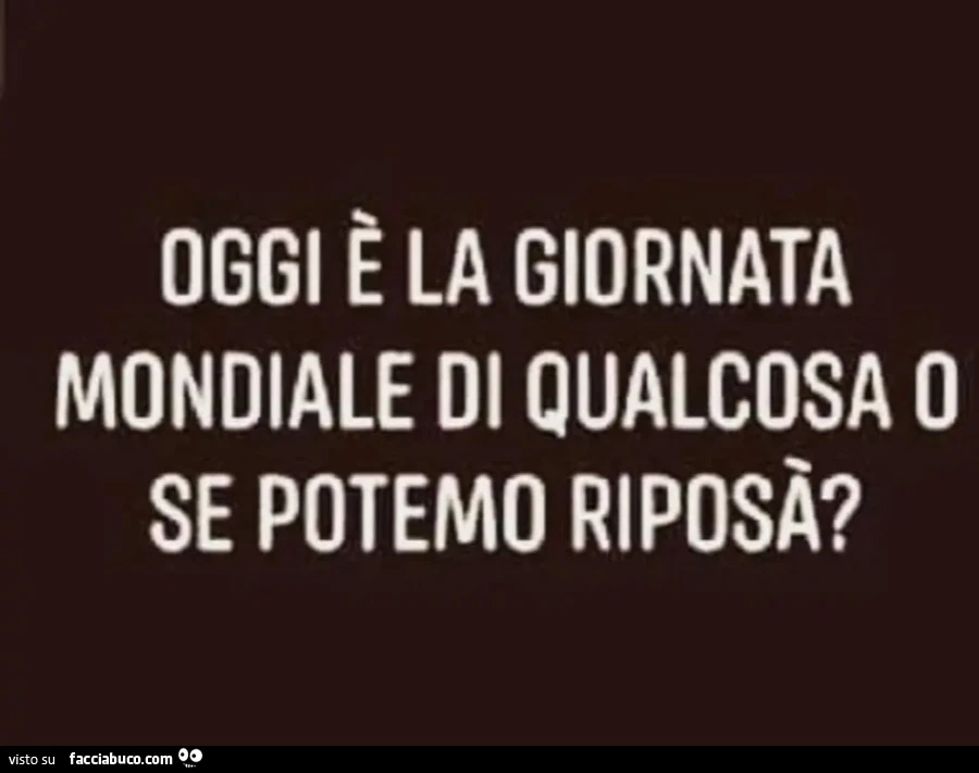 Giornate mondiali