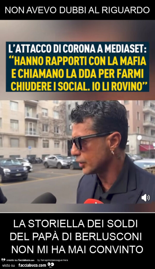 Non avevo dubbi al riguardo la storiella dei soldi del papà di berlusconi non mi ha mai convinto