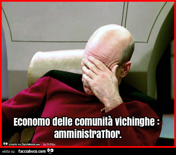 Economo delle comunità vichinghe: amministrathor