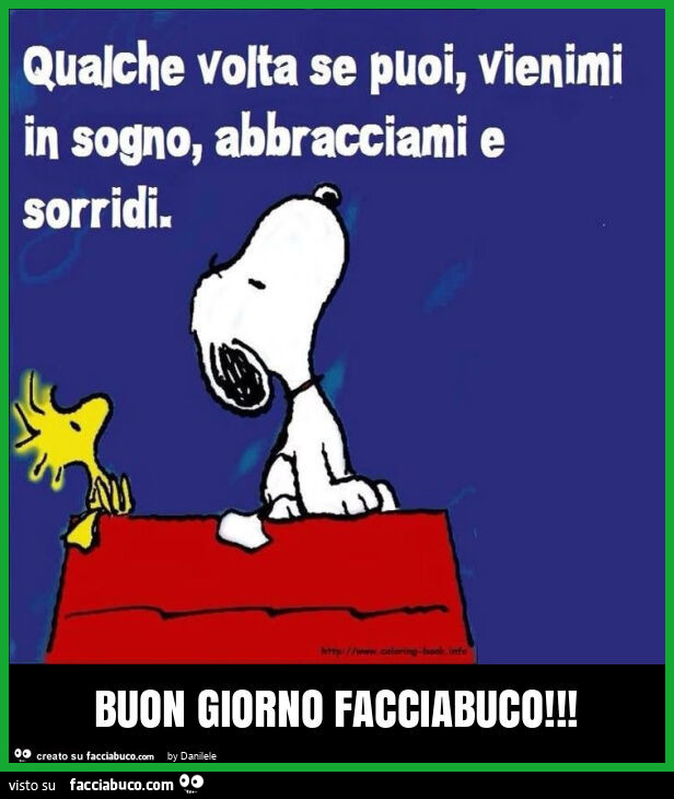 Buon giorno facciabuco