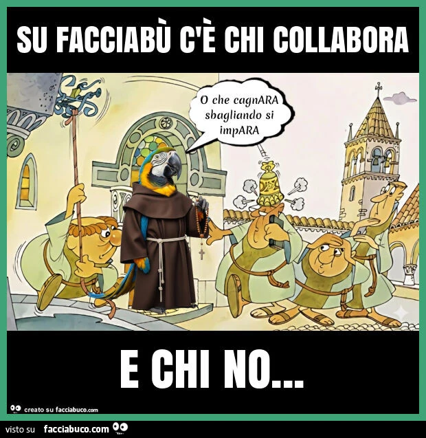 Su facciabรน c'รจ chi collabora e chi no