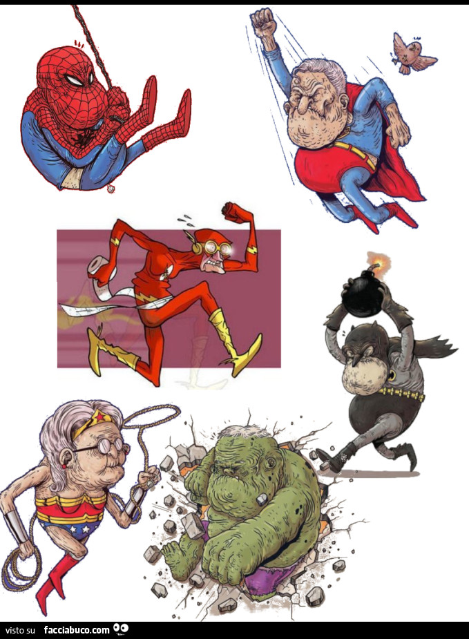 Anche i supereroi potrebbero invecchiare… Solo noi comuni mortali?