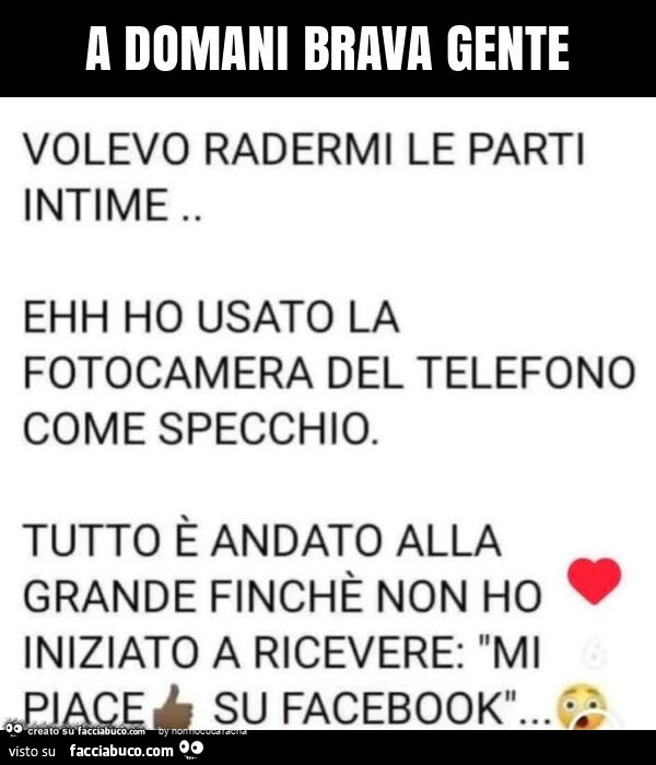 A domani brava gente