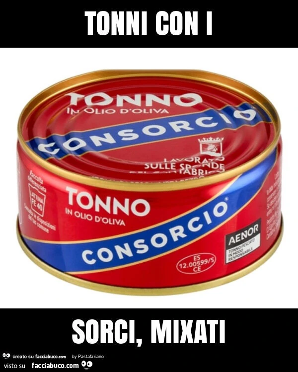 Tonni con i sorci, mixati