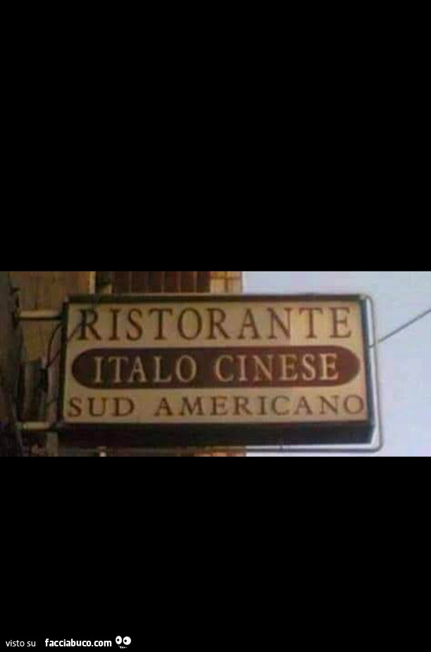 Ristorante italo cinese sud americano