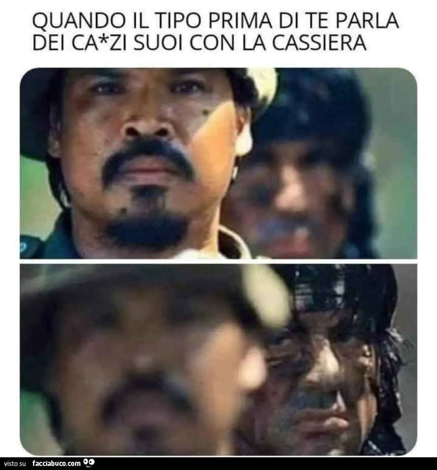 Quando il tipo prima di te parla dei cazzi suoi con la cassiera