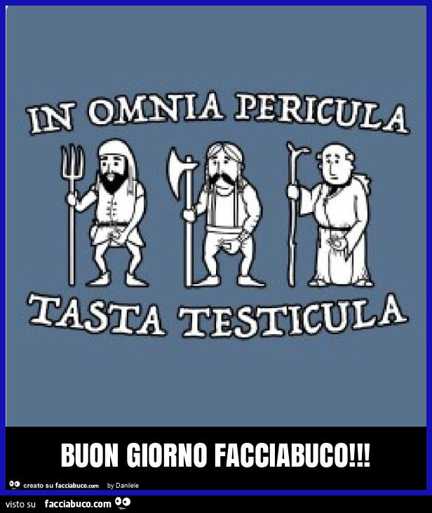 Buon giorno facciabuco