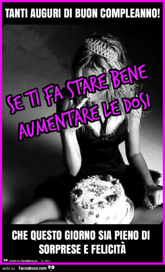 Tanti auguri di buon compleanno! Che questo giorno sia pieno di sorprese e felicità