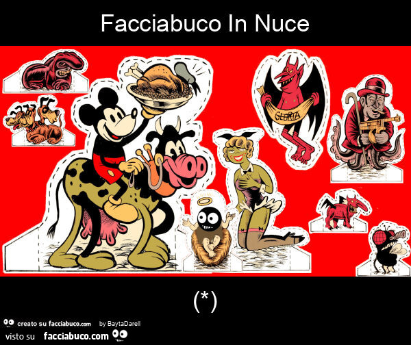 Facciabuco in nuce (*), Il resepe satanico di Hurricane, riadattato (a sua insaputa, ma Courtesy)