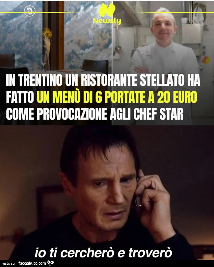 In Trentino un ristorante stellato ha fatto un menù di 6 portate a 20 euro come provocazione agli chef star io ti cercherò e troverò