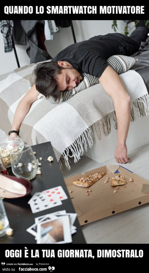 Quando lo smartwatch motivatore oggi รจ la tua giornata, dimostralo