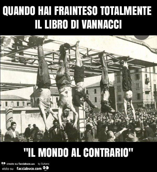Quando hai frainteso totalmente il libro di vannacci "il mondo al contrario"