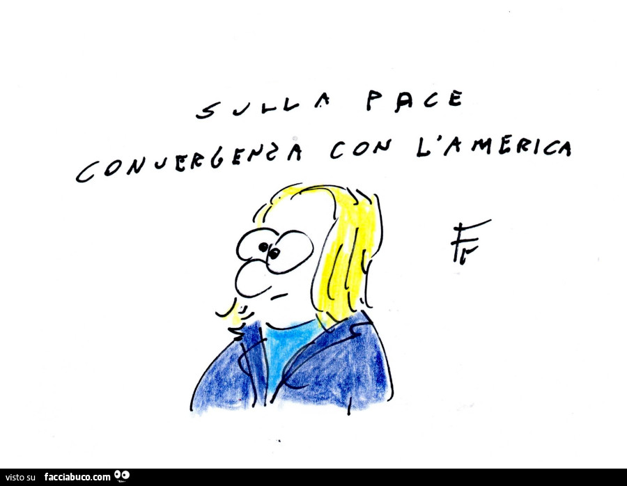 Sulla pace convergenza con l'america