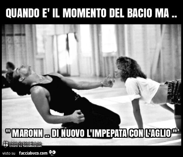 Quando รจ il momento del bacio ma