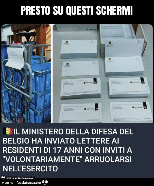 Presto su questi schermi