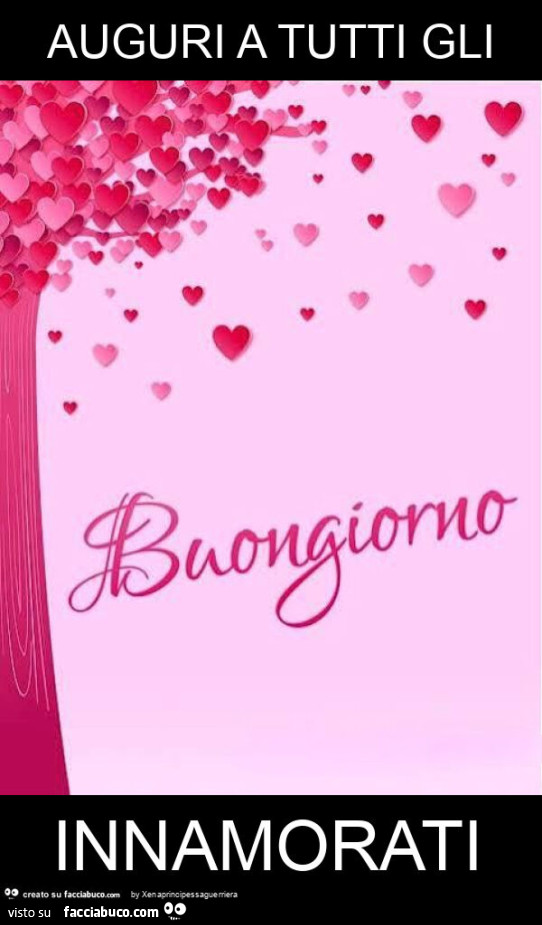 Auguri a tutti gli innamorati