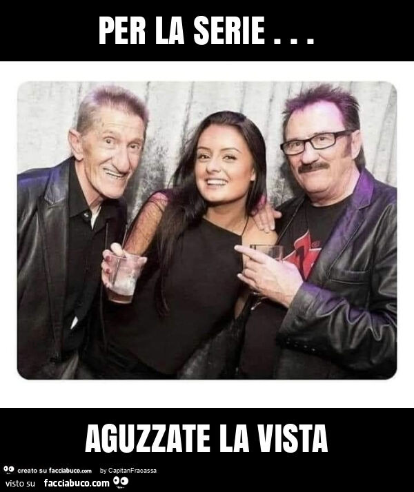 Per la serie… aguzzate la vista