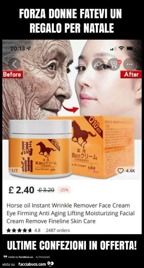 Forza donne fatevi un regalo per natale ultime confezioni in offerta