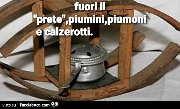 Arriva il famoso cuscino freddo e le gelate notturne