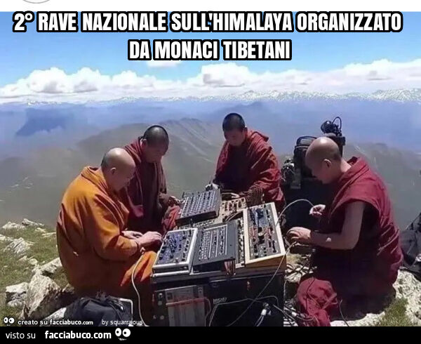 2° rave nazionale sull'himalaya organizzato da monaci tibetani