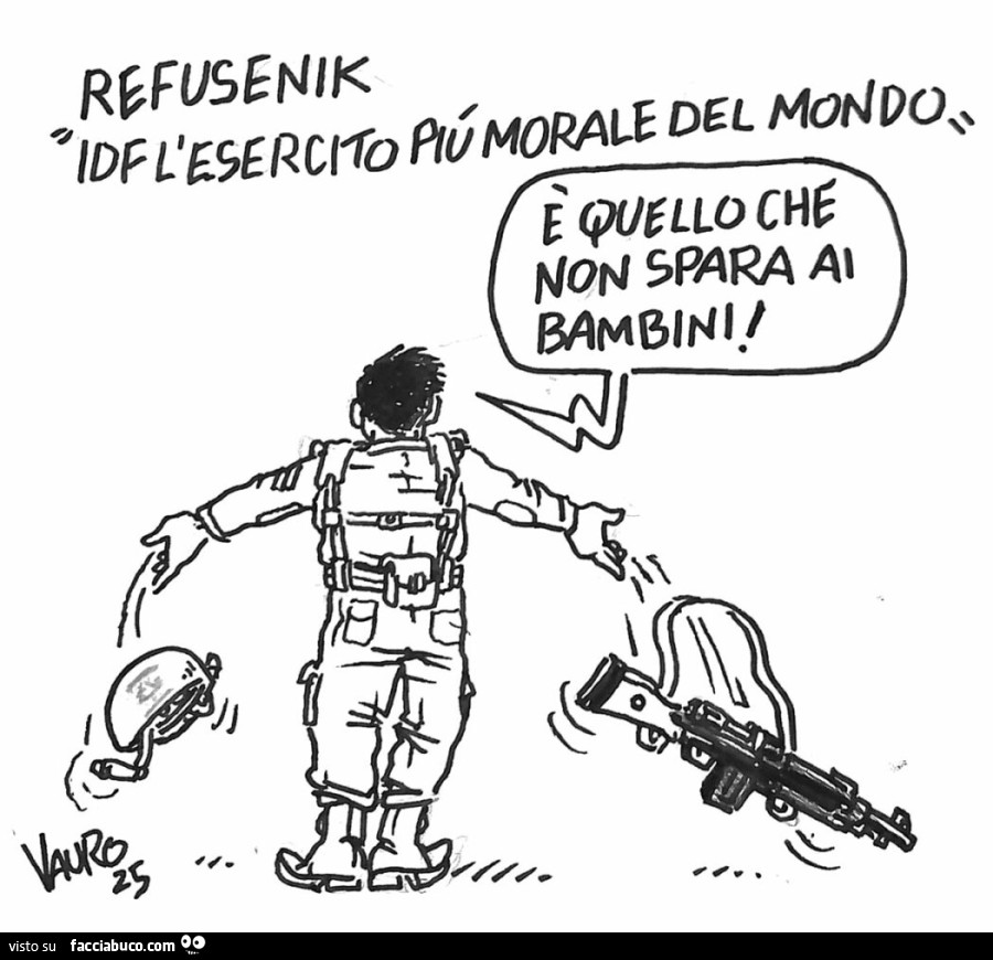 Refusenik IDF l'esercifo più morale del mondo. È Quello che non spara ai bambini