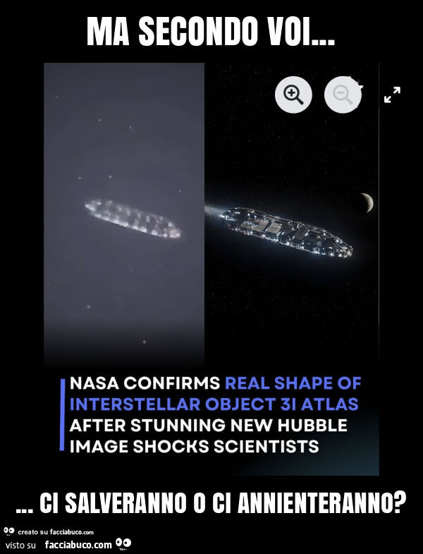 Ma secondo voi… ci salveranno o ci annienteranno?