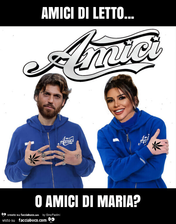 Amici di letto&hellip; o amici di maria?