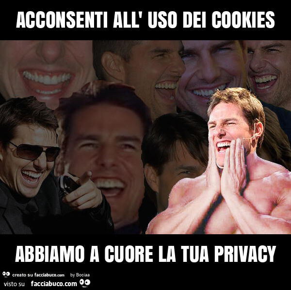 Acconsenti all' uso dei cookies abbiamo a cuore la tua privacy