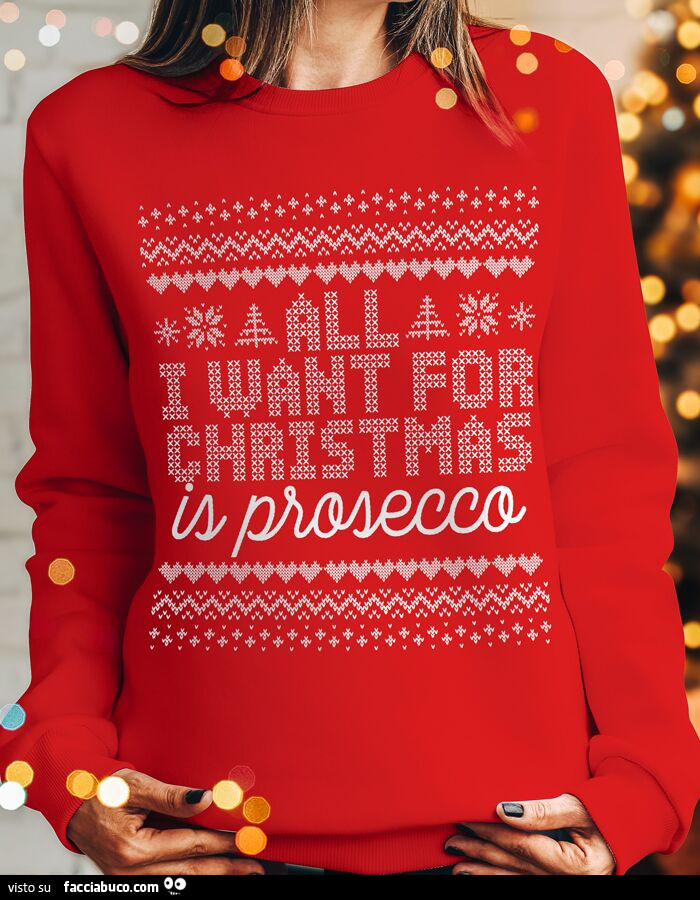 All I want for christmas is prosecco