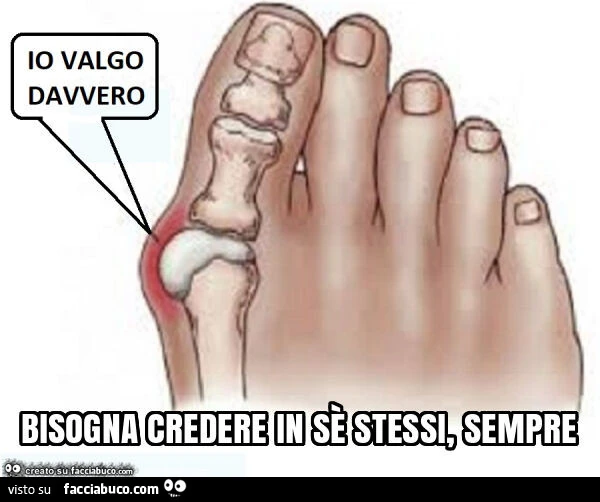 Bisogna credere in sè stessi, sempre