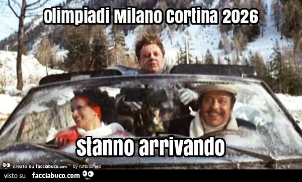 Olimpiadi milano cortina 2026 stanno arrivando