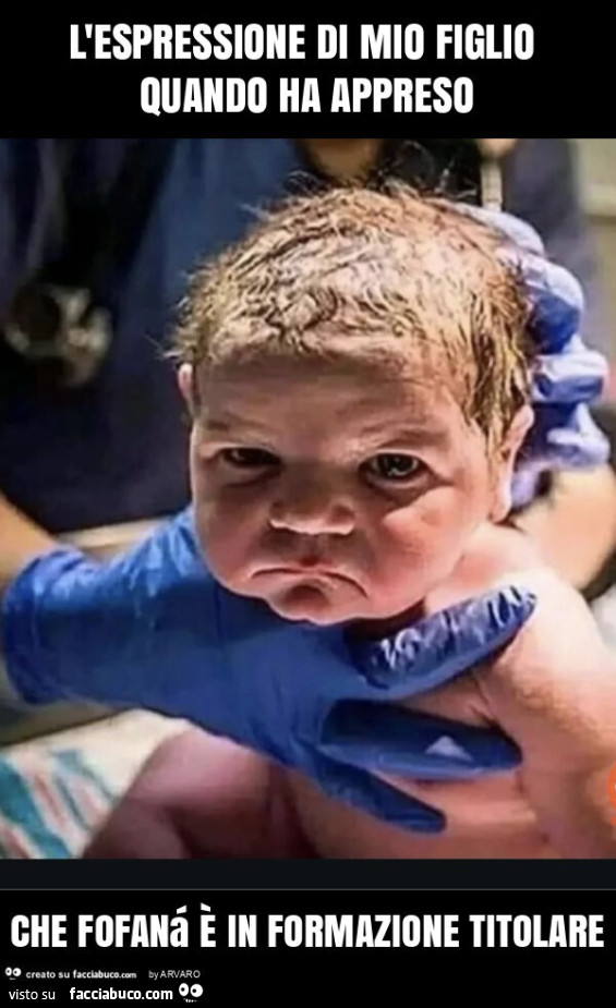 L'espressione di mio figlio quando ha appreso che fofaná è in formazione titolare