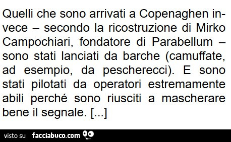 Droni Russi su Danimarca