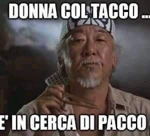 Donna col tacco