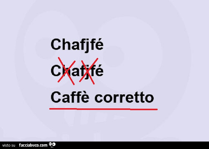 Chafjfé Chafjfé Caffè corretto