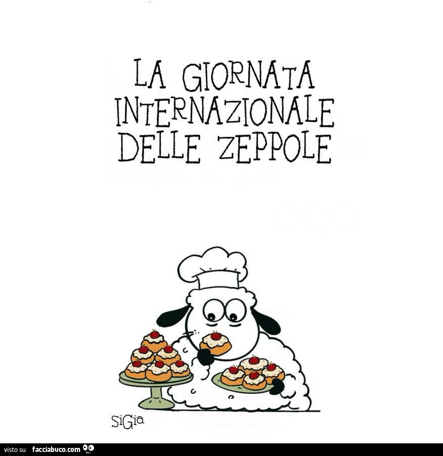 La giornata internazionale delle zeppole