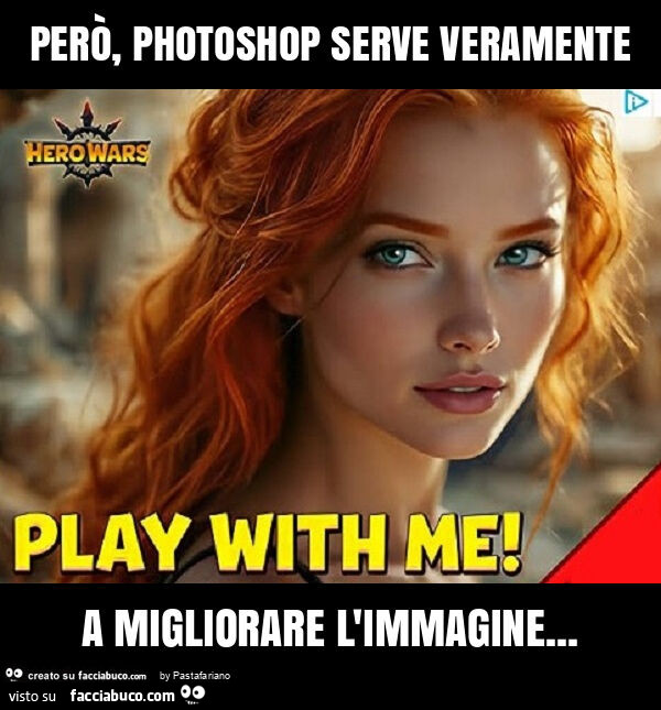 Però, photoshop serve veramente a migliorare l'immagine