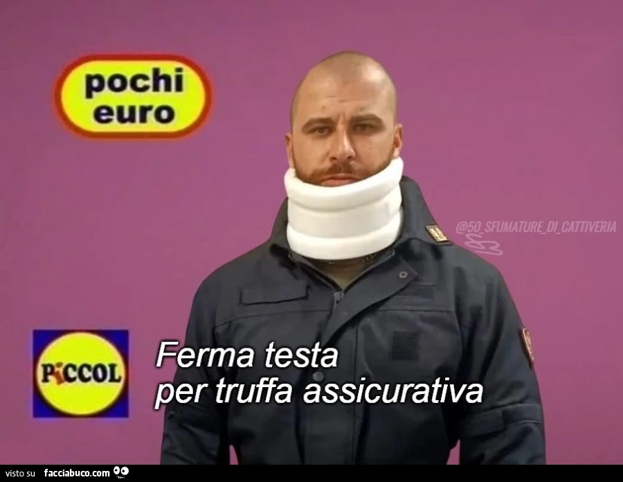 Ferma testa per truffa assicurativa