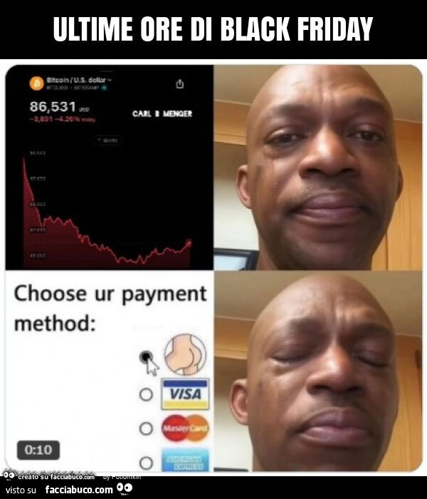 Ultime ore di black friday
