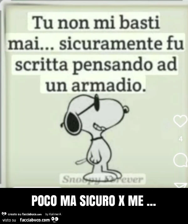 Poco ma sicuro x me