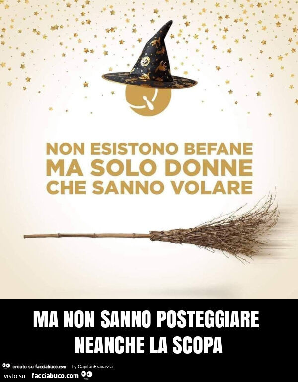 Ma non sanno posteggiare neanche la scopa