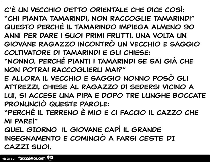 Farsi i cazzi propri