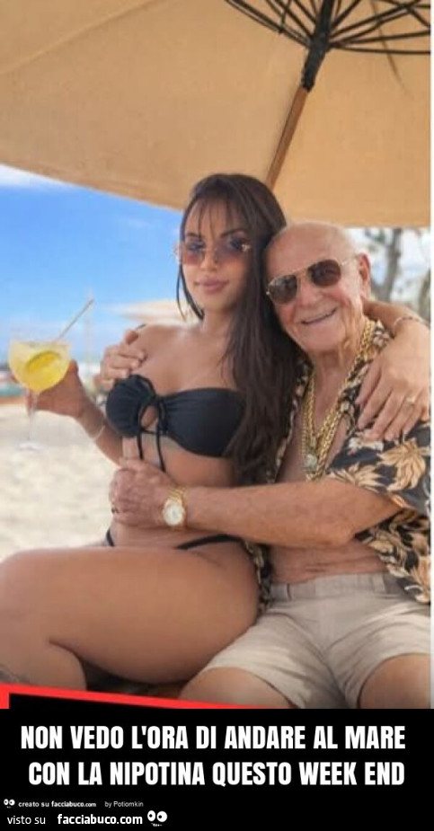 Non vedo l'ora di andare al mare con la nipotina questo week end