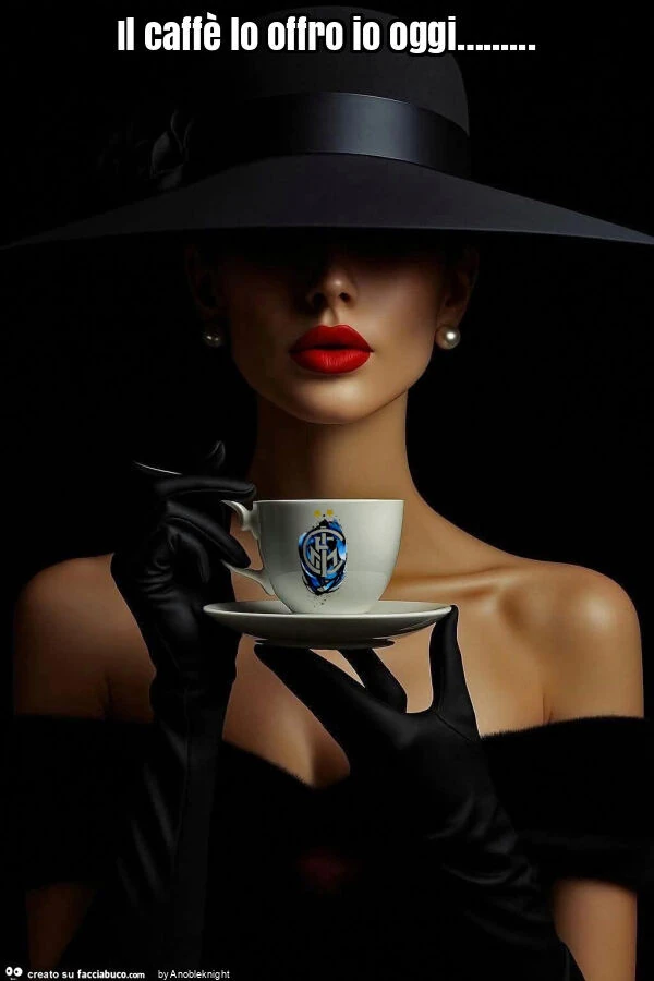 Il caffè lo offro io oggi&hellip;