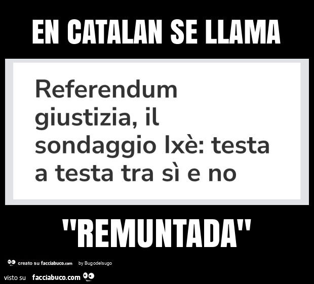 En catalan se llama "remuntada"